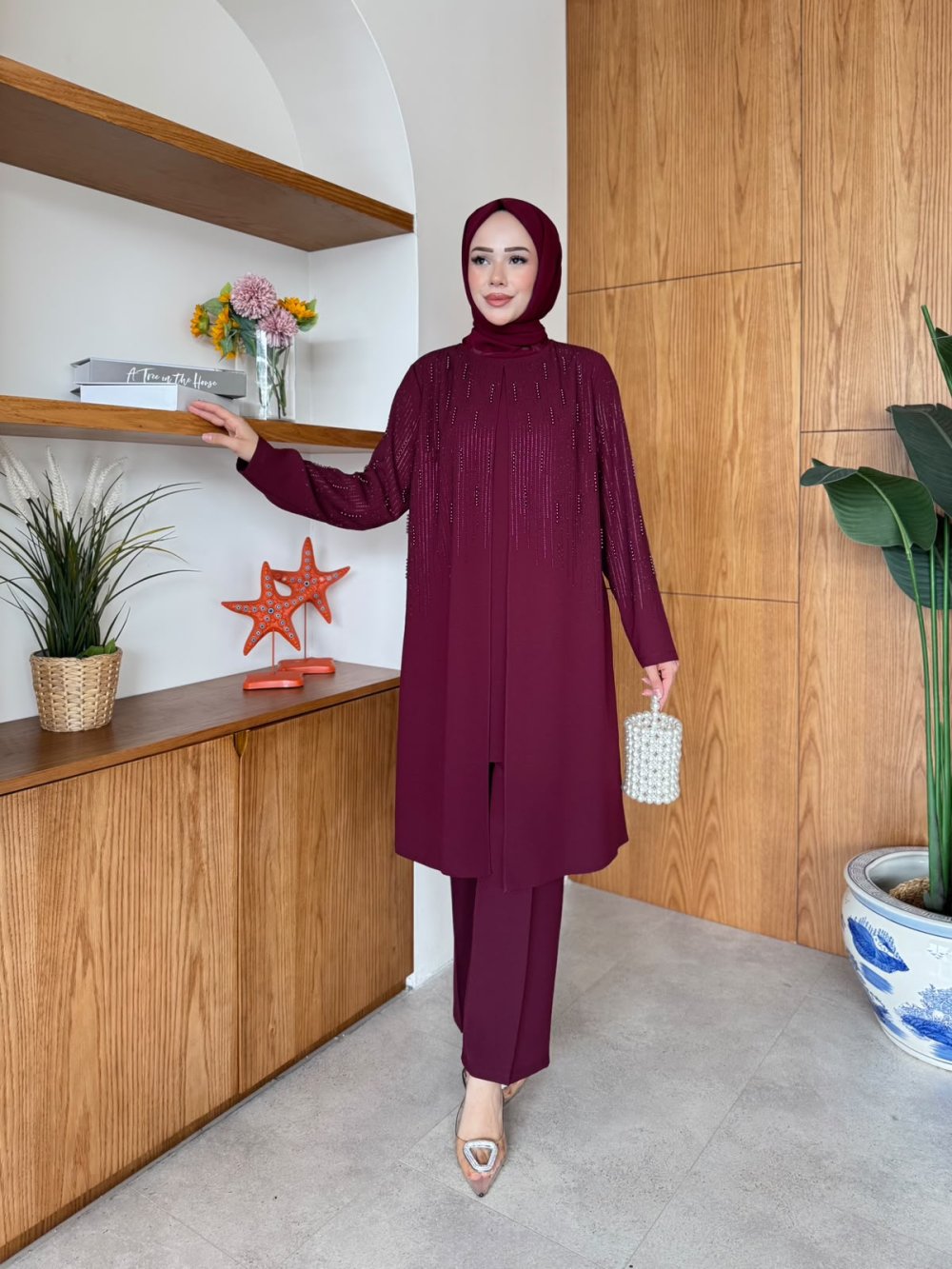 Narin Tunik Takım — Bordo