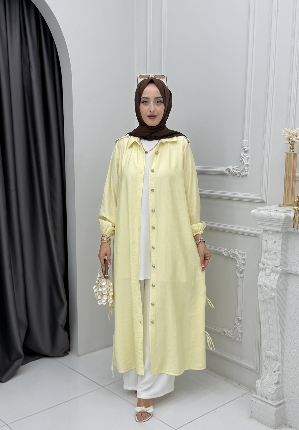 Sude Tunik Kap — Sarı