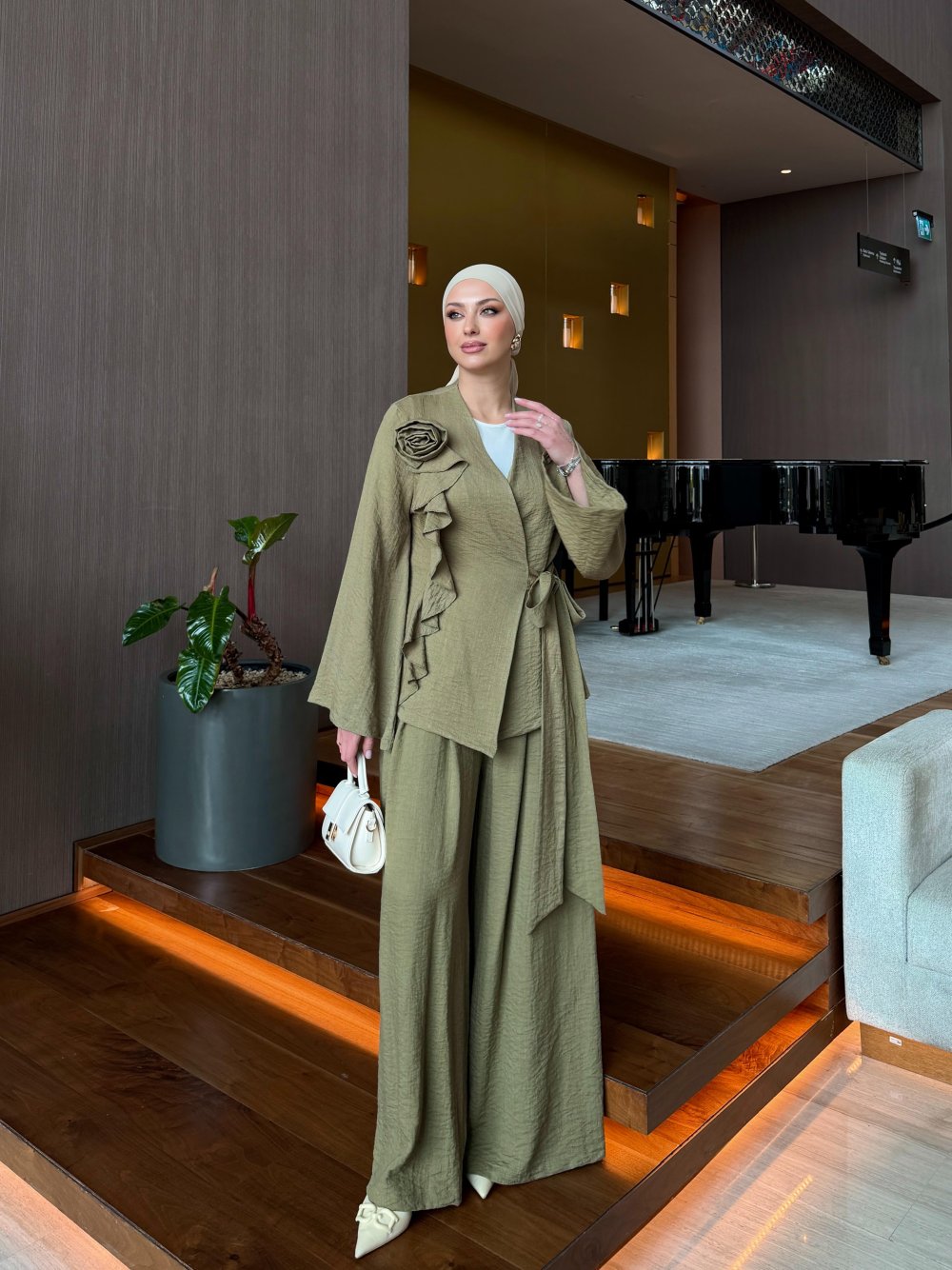 Alis Pantolon Takım — Mint Yeşili