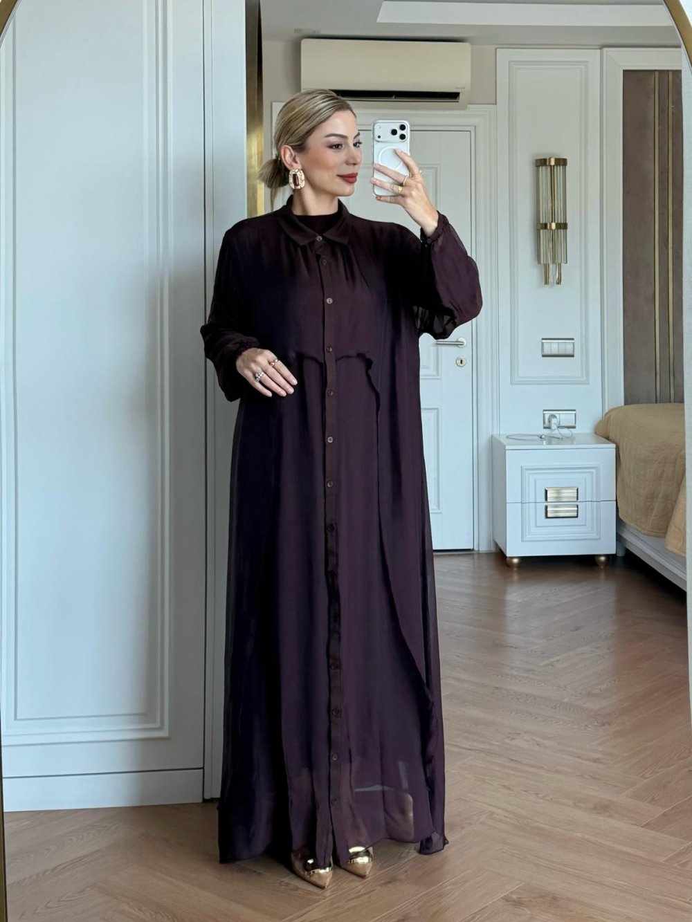 Name Elbise Takım — Kahve