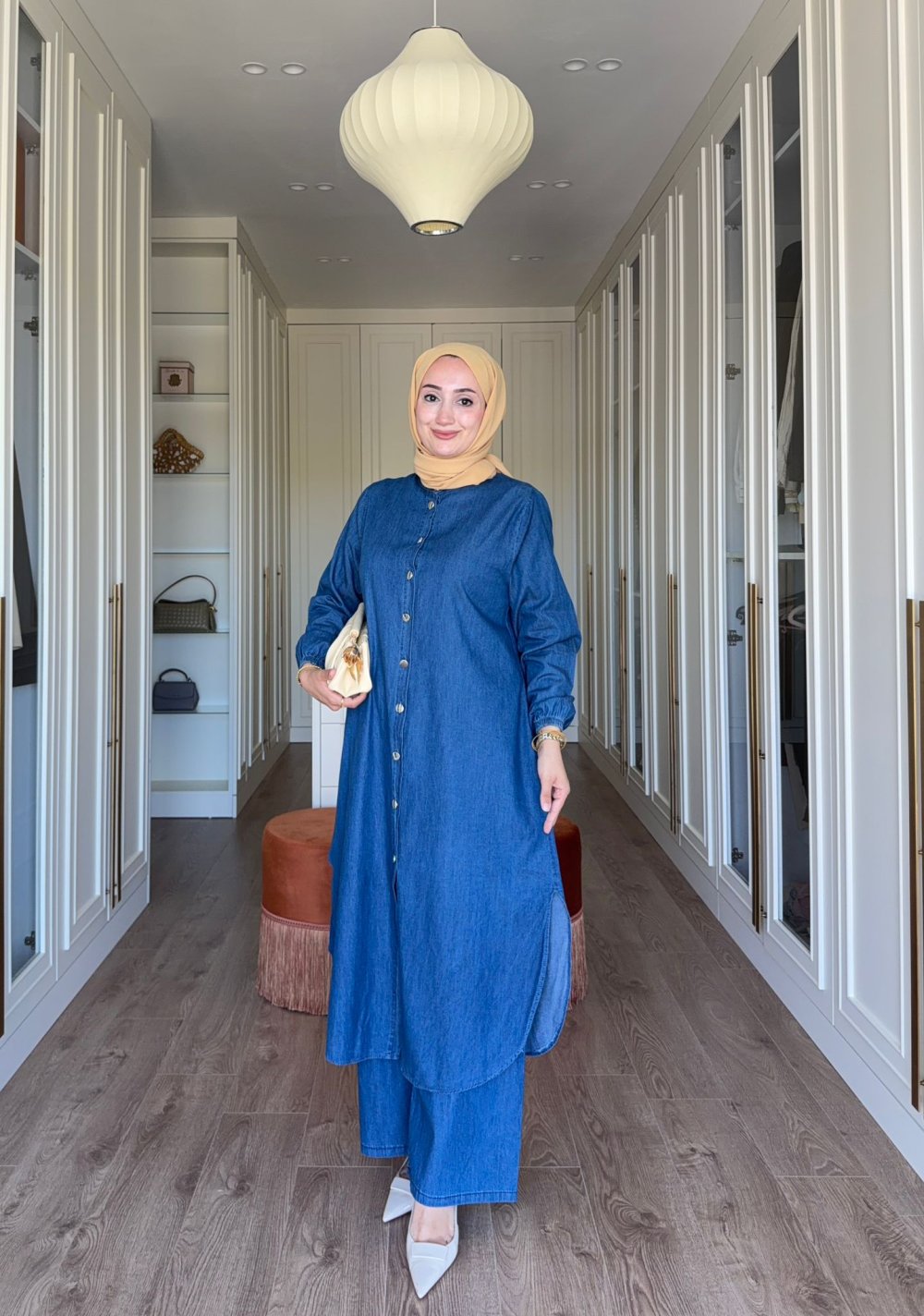 Yazlık Uzun Kot — Takım-Koyu Mavi