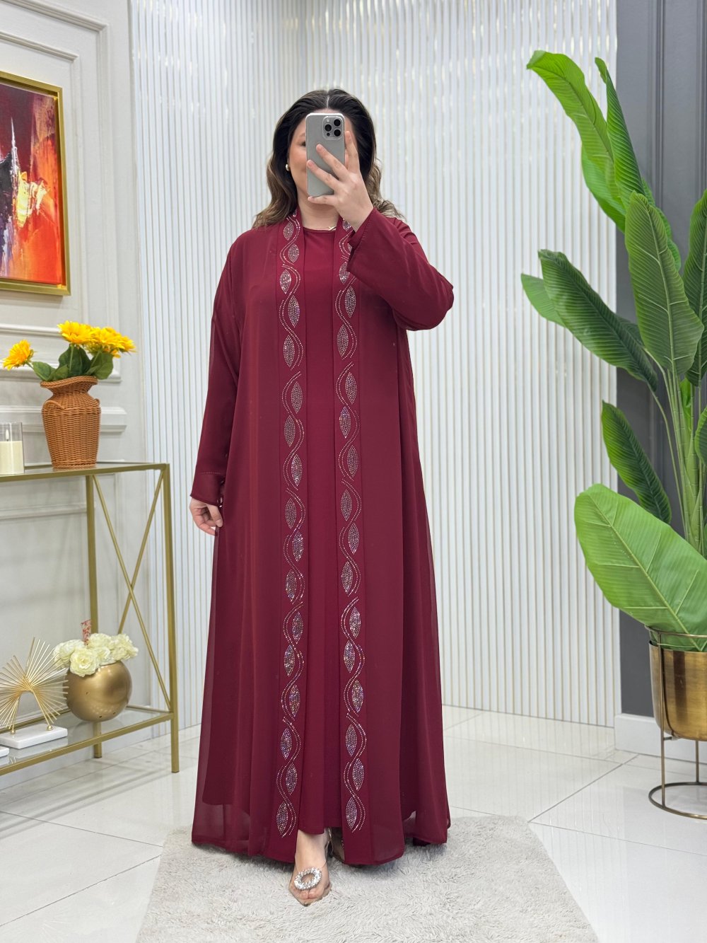 Evsa Elbise — Bordo